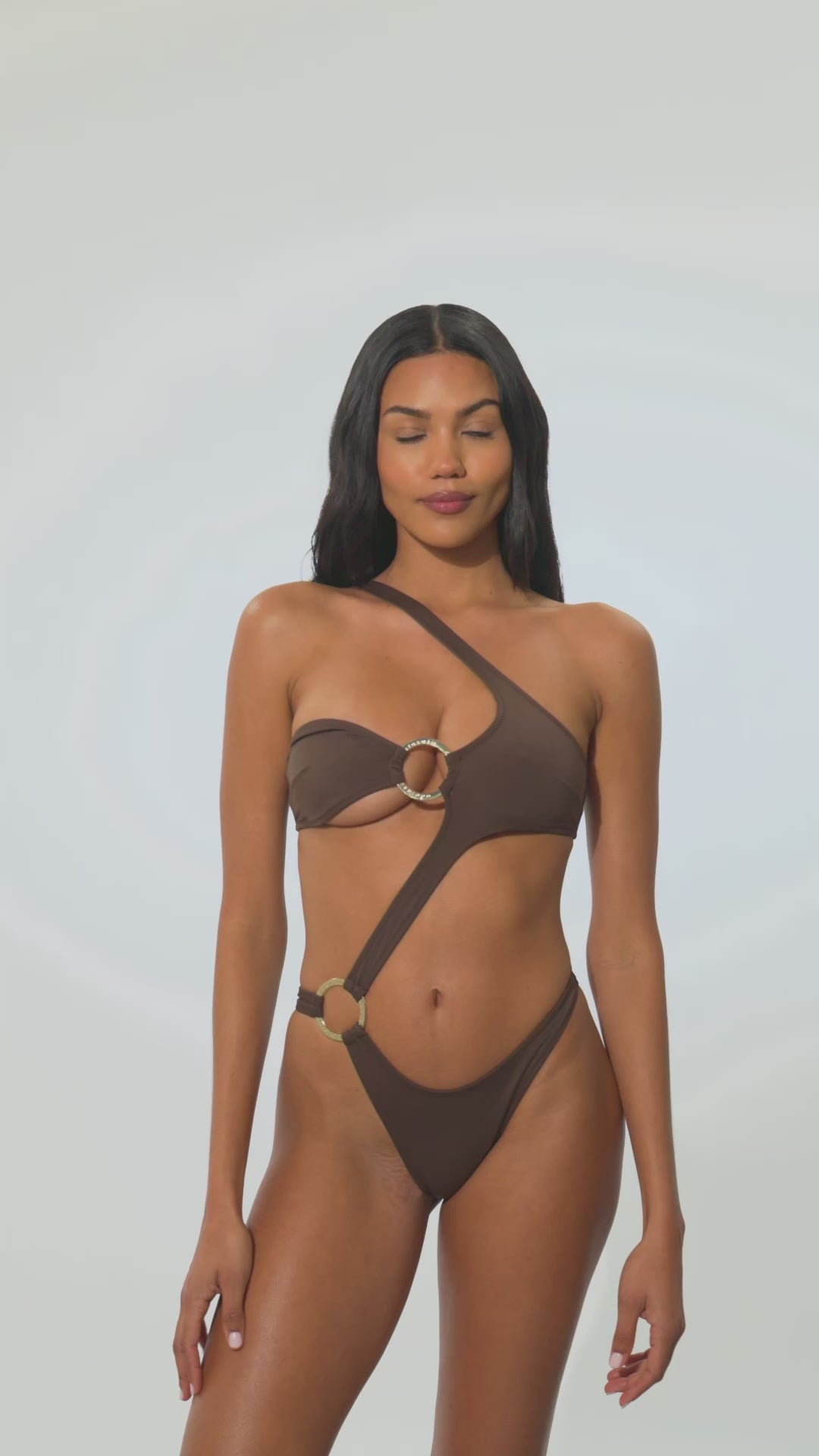 Capri Swimsuit Brown